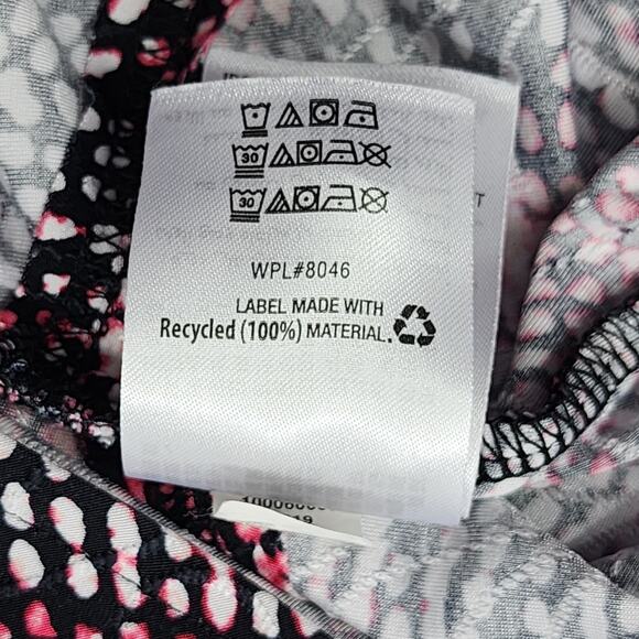 Vintage JM Collection Skirt Womens P/L PETITE Pink Black Pull On A-Line Midi - Picture 6 of 10